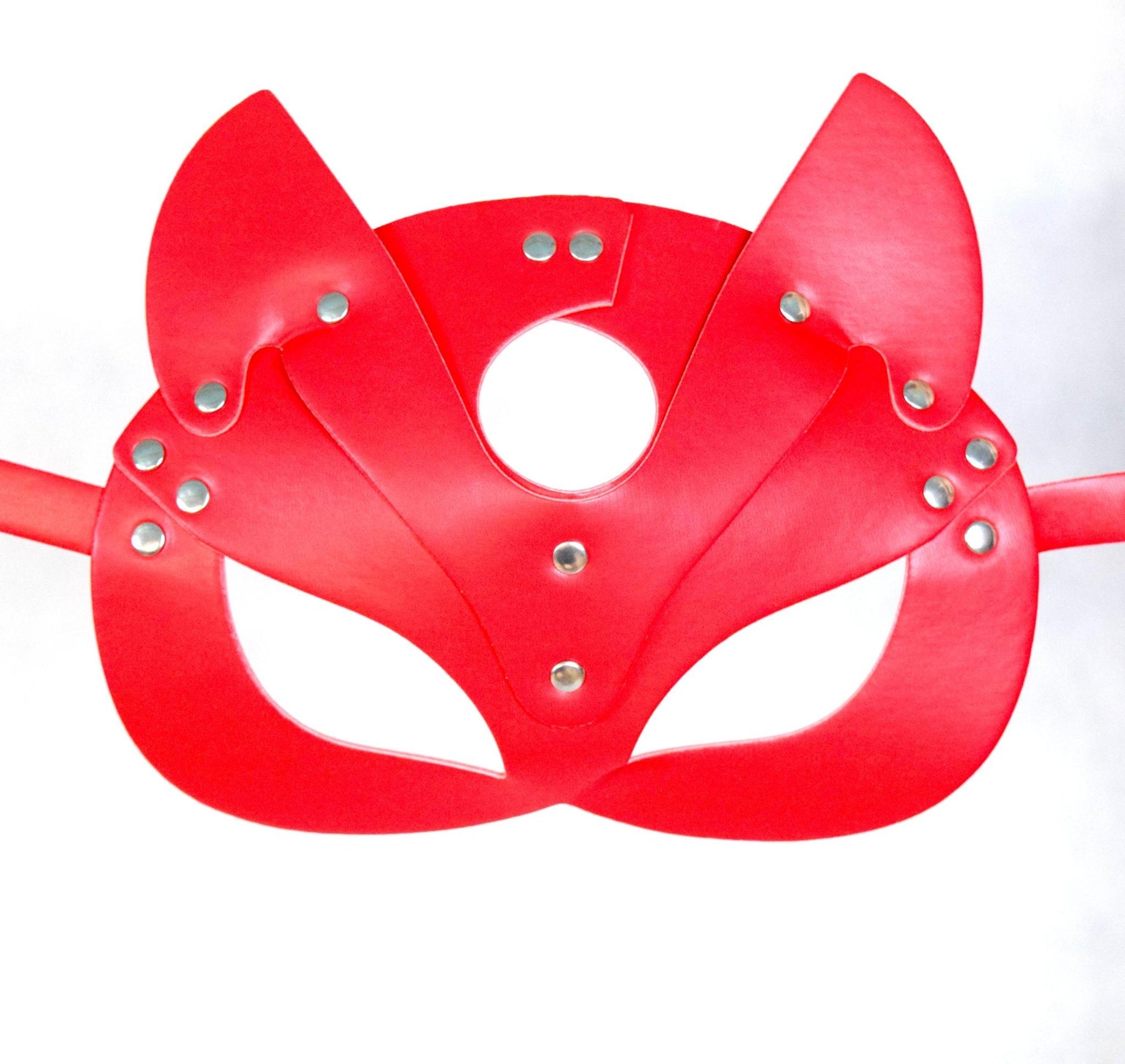 red eye mask for bondage and kinky clubbing