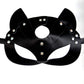 BDSM face mask black