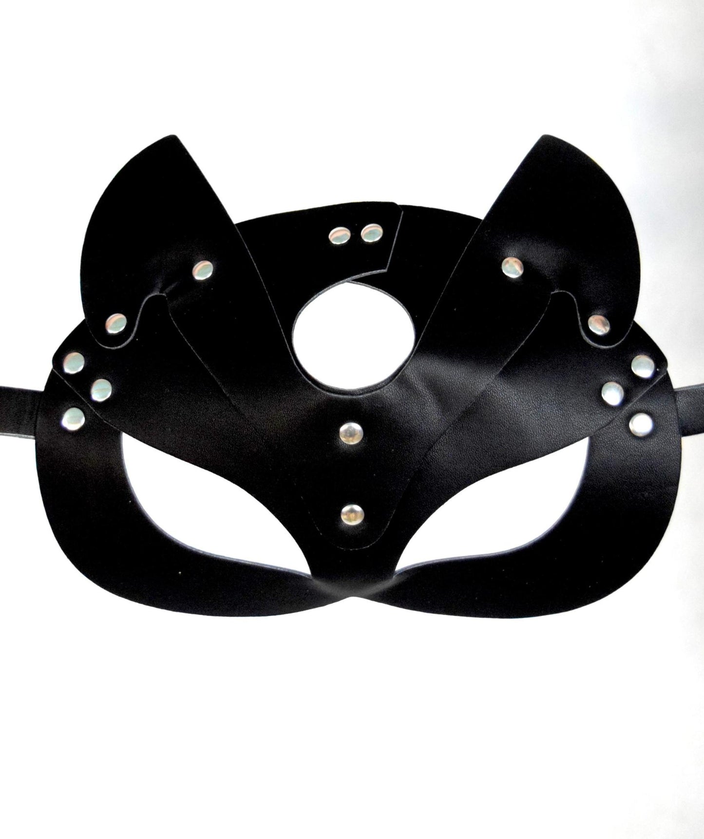 BDSM face mask black