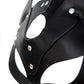 BDSM face mask black