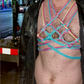 pastellseil für shibari und bondage harness