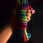 regenbogenfarbenes shibari seil bondage - rainbow bondage rope