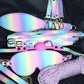 set für bondage rainbow pastell glitter