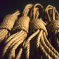 high quality hemp rope for shibari and bondage - hanfseile set bondage